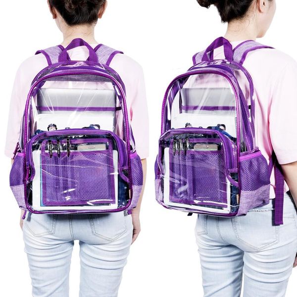 backpack women men clear transparent pvc waterproof school travel for teenager girl boy
backpack women men clear transparent pvc waterproof school travel for teenager girl boy