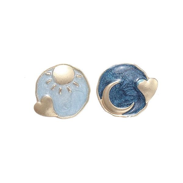 hoop & huggie simple moon and sun piercing earrings for women earring minimalist luxurious cute jewelry gift couple, Golden;silver
hoop & huggie simple moon and sun piercing earrings for women earring minimalist luxurious cute jewelry gift couple, Golden;silver