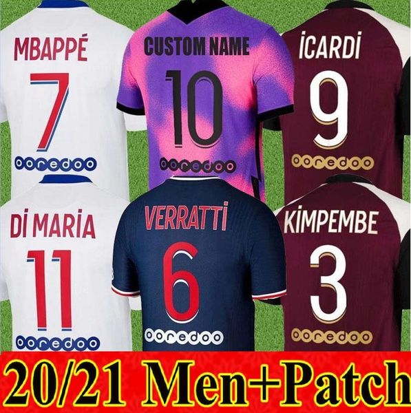 20 21 men soccer jerseys mbappe verratti 2021 psg jersey neymar di maria kean icardi kit football shirt, Black;yellow
20 21 men soccer jerseys mbappe verratti 2021 psg jersey neymar di maria kean icardi kit football shirt, Black;yellow