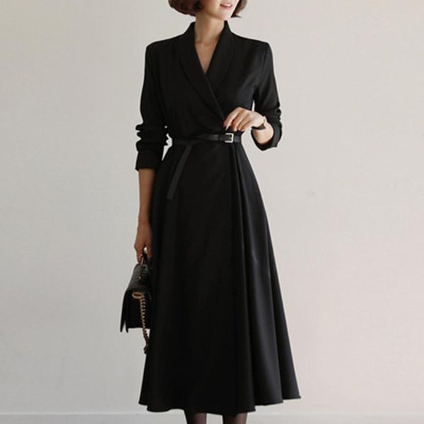 casual dresses zawfl vintage notched collar patchwork women dress high waist split pleated femme long female a-line vestidos 2021, Black;gray
casual dresses zawfl vintage notched collar patchwork women dress high waist split pleated femme long female a-line vestidos 2021, Black;gray