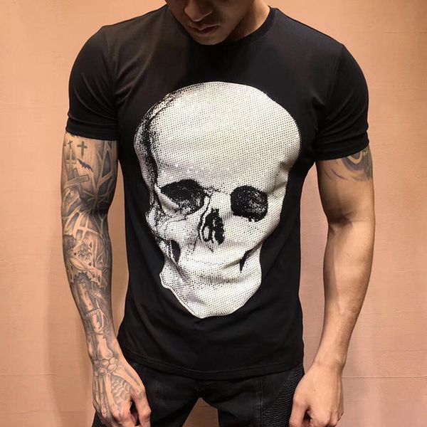 2021 new summer designer t shirt men brand clothing fashion tshirts rhinestone big skulls printed cotton t-shirt male tees 4ziv, White;black
2021 new summer designer t shirt men brand clothing fashion tshirts rhinestone big skulls printed cotton t-shirt male tees 4ziv, White;black