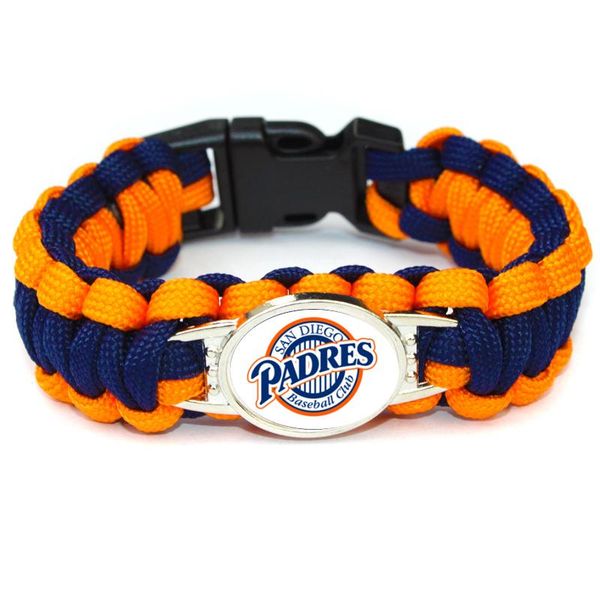 charm bracelets 10pcs/lot baseball sports san diego charms padres bracelet leather bangle paracord survival fans, Golden;silver
charm bracelets 10pcs/lot baseball sports san diego charms padres bracelet leather bangle paracord survival fans, Golden;silver