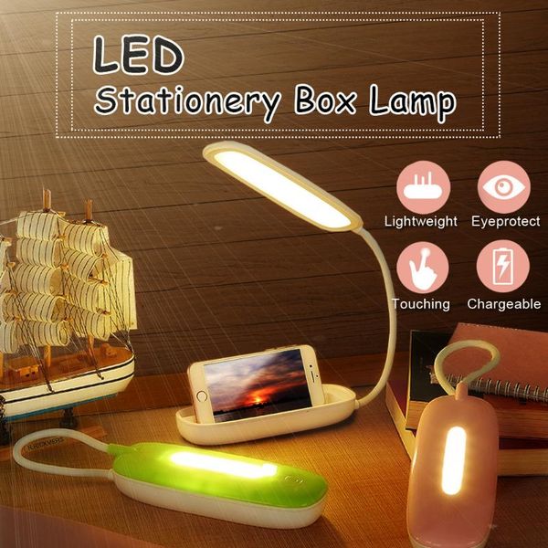 new portable led night light creative stationery box desk lamp usb table lamp light for students study and mobile phone holder
new portable led night light creative stationery box desk lamp usb table lamp light for students study and mobile phone holder