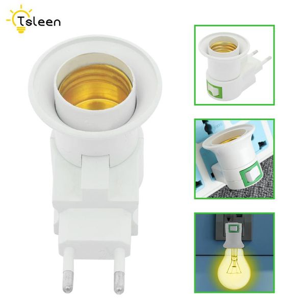 lamp holders & bases e27 led eu us plug holder adapter practical white light socket with power on/off control switch for bulb ac 110v-240v
lamp holders & bases e27 led eu us plug holder adapter practical white light socket with power on/off control switch for bulb ac 110v-240v