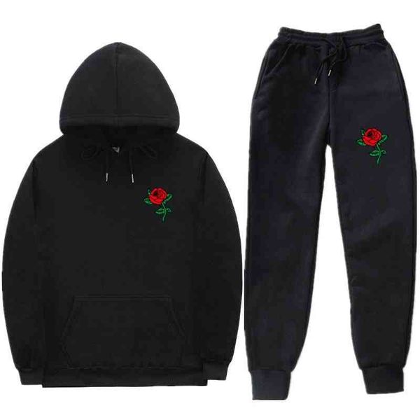 people are poison rose sweater set men's and women's casual loose european hoodie, Black
people are poison rose sweater set men's and women's casual loose european hoodie, Black