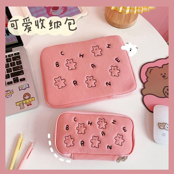 cosmetic bags & cases ins bag women cartoon bear large capacity soft makeup kawaii korean travel wash beauty storage case mo104
cosmetic bags & cases ins bag women cartoon bear large capacity soft makeup kawaii korean travel wash beauty storage case mo104