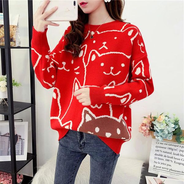 women's sweaters fashion 2021 women autumn winter thick sweater pullovers warm knitted pullover lady plus size, White;black
women's sweaters fashion 2021 women autumn winter thick sweater pullovers warm knitted pullover lady plus size, White;black
