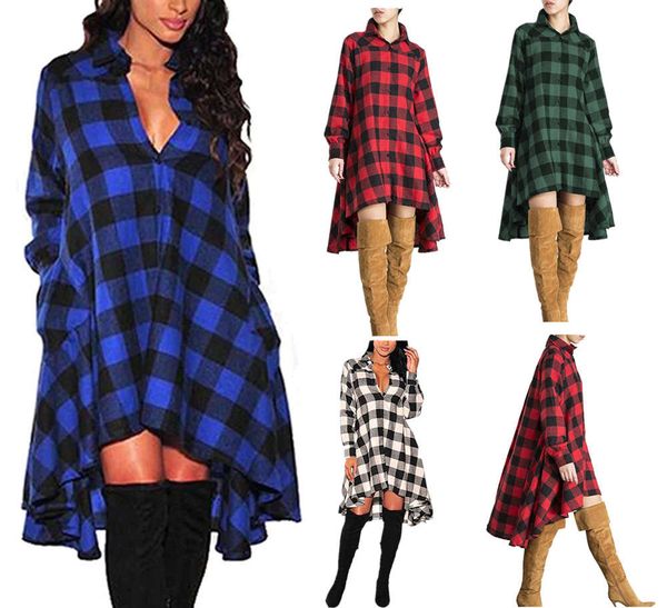 mid length long sleeve plaid shirt in autumn and winter 2020, Black;gray 
mid length long sleeve plaid shirt in autumn and winter 2020, Black;gray