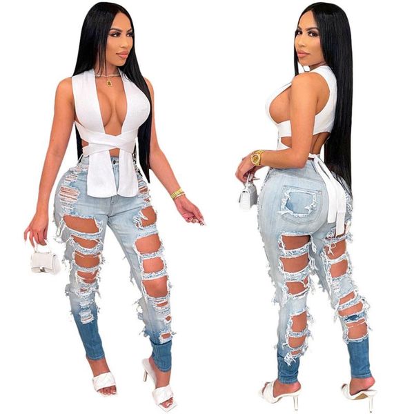 women's jeans woman pencil pants hollow out fall full length women trousers denim leggings high waisted skinny streetwear y2k 7658, Blue
women's jeans woman pencil pants hollow out fall full length women trousers denim leggings high waisted skinny streetwear y2k 7658, Blue