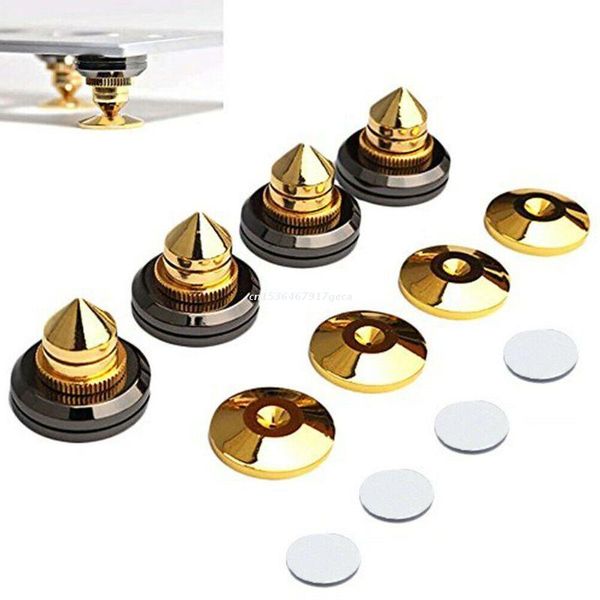 computer speakers 4set shockproof speaker spike golden stand feet cone base pads with double-sided adhesive tape for audio dropshi
computer speakers 4set shockproof speaker spike golden stand feet cone base pads with double-sided adhesive tape for audio dropshi