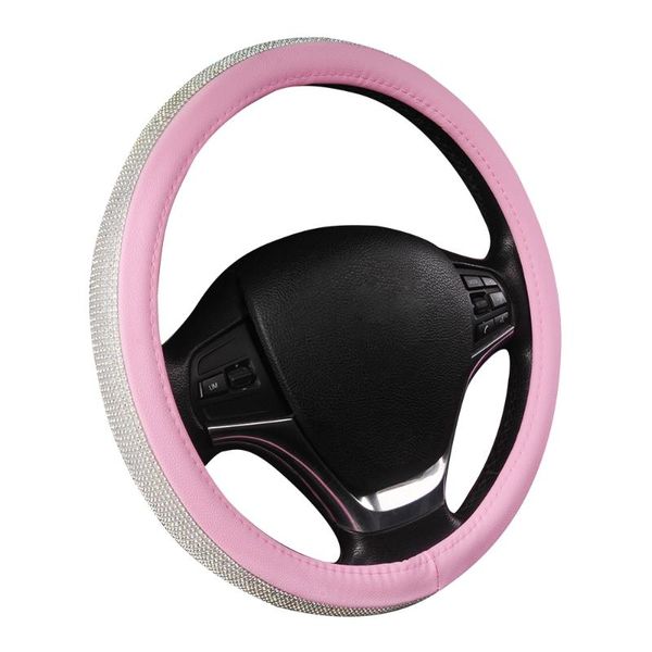 steering wheel covers cover for women pu leather with crystal rhinestones universal 37 to 38 cm car accessories
steering wheel covers cover for women pu leather with crystal rhinestones universal 37 to 38 cm car accessories
