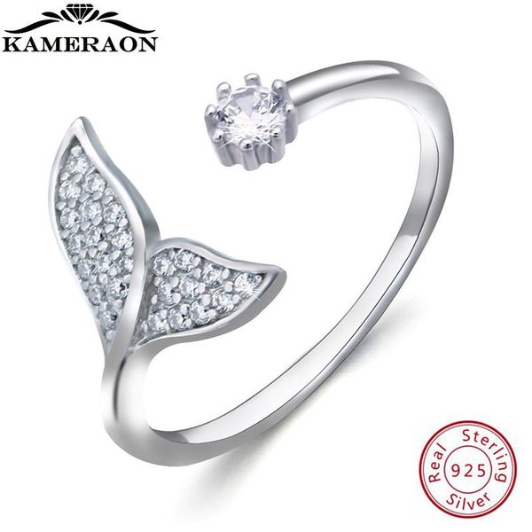 cluster rings kameraon dainty ring 925 sterling silver woman jewerly ocean mermaid anillos cubic zirconia pearls korean adjustable, Golden;silver
cluster rings kameraon dainty ring 925 sterling silver woman jewerly ocean mermaid anillos cubic zirconia pearls korean adjustable, Golden;silver