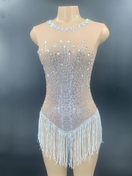 silver rhinestone fringe dress nude mesh bodysuit women birthday party club outfit bar ds dj costume singer dancer wear vdb3104, Black;red
silver rhinestone fringe dress nude mesh bodysuit women birthday party club outfit bar ds dj costume singer dancer wear vdb3104, Black;red
