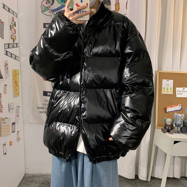 2021 new winter thick jacket men's warm fashion casual bright men leather short coat mens clothes m-5xl 7yon, Black
2021 new winter thick jacket men's warm fashion casual bright men leather short coat mens clothes m-5xl 7yon, Black