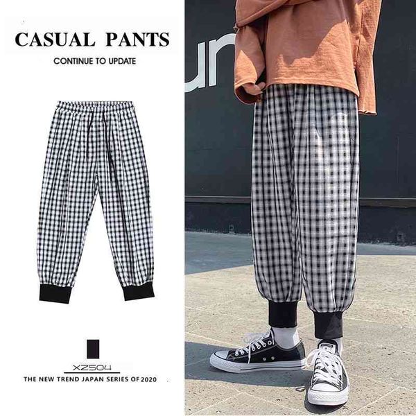 men's pants autumn plaid fashion retro casual men streetwear wild loose hip-hop drawstring straight trousers mens m-2xl a4vs, Black
men's pants autumn plaid fashion retro casual men streetwear wild loose hip-hop drawstring straight trousers mens m-2xl a4vs, Black