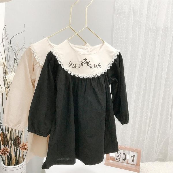 girl's dresses 2-7 y baby girls dress 2021 kids korean embroidery lapel cotton spring splicing long sleeve for girl toddler clothes, Red;yellow
girl's dresses 2-7 y baby girls dress 2021 kids korean embroidery lapel cotton spring splicing long sleeve for girl toddler clothes, Red;yellow