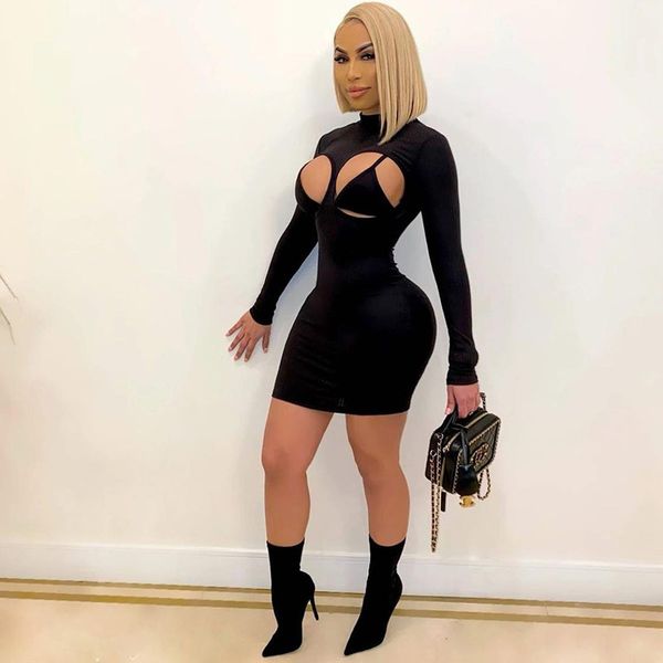 hollow out long sleeve dress trendy club outfits for women solid color rib knit bodycon mini dresses d83-cz24, Black;gray
hollow out long sleeve dress trendy club outfits for women solid color rib knit bodycon mini dresses d83-cz24, Black;gray