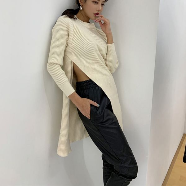 female fashion shirt 2021 fall and winter new division ends wild lazy personality mid-length sweater wool ce4j, White;black
female fashion shirt 2021 fall and winter new division ends wild lazy personality mid-length sweater wool ce4j, White;black