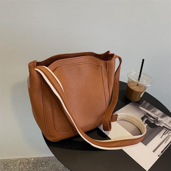 evening bags casual bucket bag tote soft pu leather crossbody shoulder for women fashion wide strap handbag female shopper totes
evening bags casual bucket bag tote soft pu leather crossbody shoulder for women fashion wide strap handbag female shopper totes