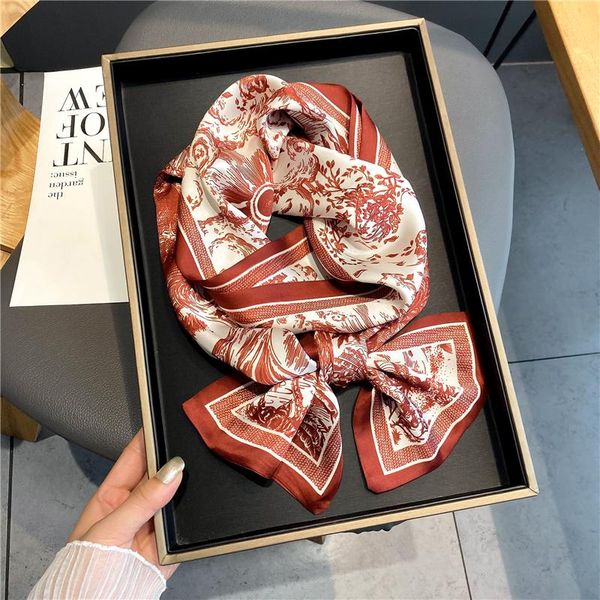 scarves 2021 luxury silk skinny scarf women hairband neck kerchief female print foulard wide long ribbon handlebag ties for lady, Blue;gray
scarves 2021 luxury silk skinny scarf women hairband neck kerchief female print foulard wide long ribbon handlebag ties for lady, Blue;gray