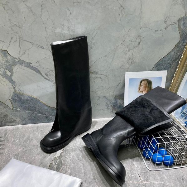 boots leather pant knight woman fall 2021 high thin go with single genuine soft shoes, Black
boots leather pant knight woman fall 2021 high thin go with single genuine soft shoes, Black
