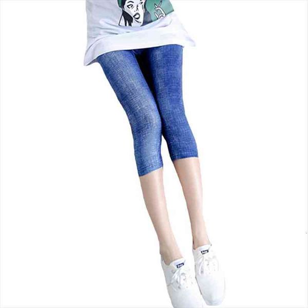 ljcuiyao printed capri workout womens leggings elastic mid- calf fitness denim sky blue gray clothing, Black
ljcuiyao printed capri workout womens leggings elastic mid- calf fitness denim sky blue gray clothing, Black