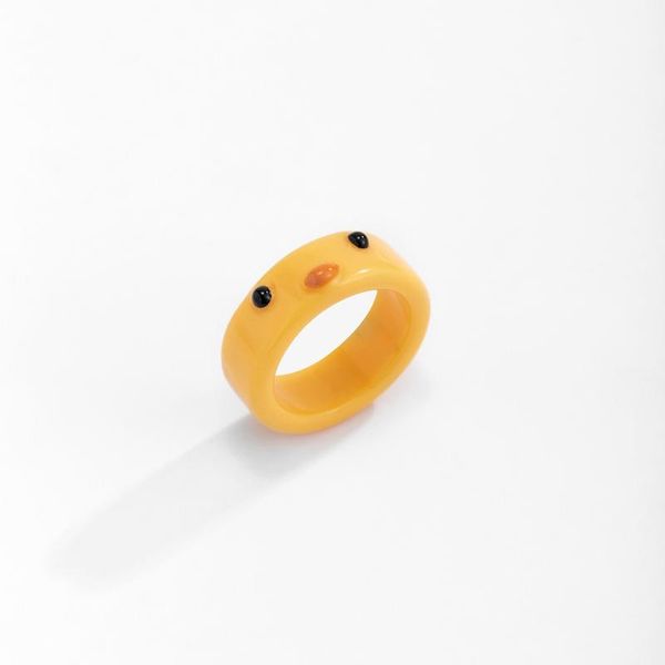 cluster rings candy color animal jewelry cute simple resin finger ring for women vintage party gift, Golden;silver
cluster rings candy color animal jewelry cute simple resin finger ring for women vintage party gift, Golden;silver