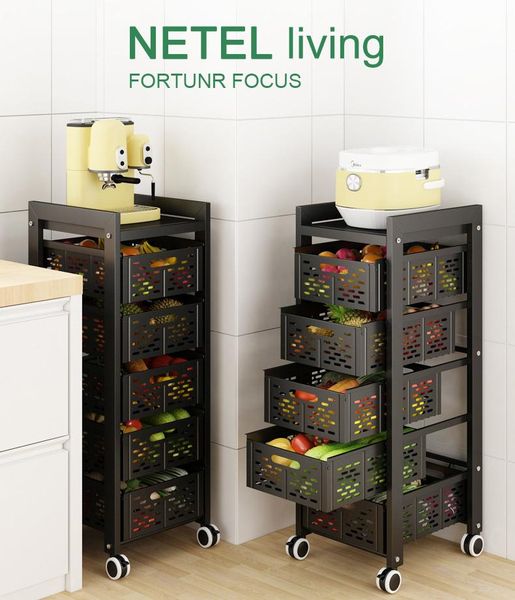 hooks & rails fruit vegetable storage shelf pull out organizer drawer movable kitchen rack trolley multi-layer space savers multi-purpose
hooks & rails fruit vegetable storage shelf pull out organizer drawer movable kitchen rack trolley multi-layer space savers multi-purpose