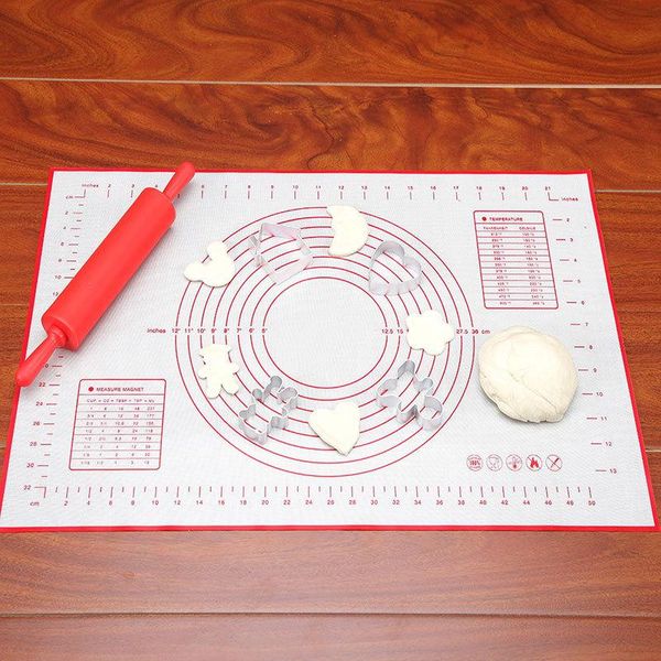nonstick silicone baking mat pad baking sheet glass fiber rolling dough mat cookie home pastry tools 40x50cm
nonstick silicone baking mat pad baking sheet glass fiber rolling dough mat cookie home pastry tools 40x50cm