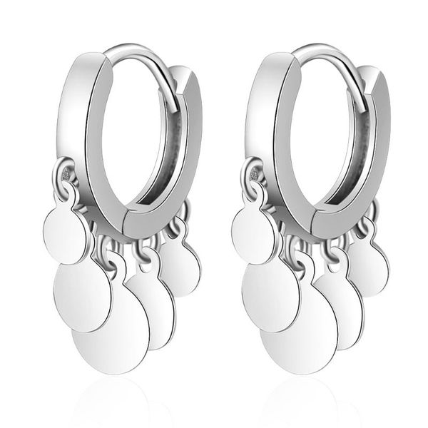 hoop & huggie 925 sterling silver earrings simple disc tassel charm jewelry wedding gift, Golden;silver
hoop & huggie 925 sterling silver earrings simple disc tassel charm jewelry wedding gift, Golden;silver