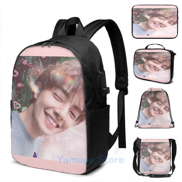 backpack funny graphic print darren chen usb charge men school bags women bag travel laptop
backpack funny graphic print darren chen usb charge men school bags women bag travel laptop