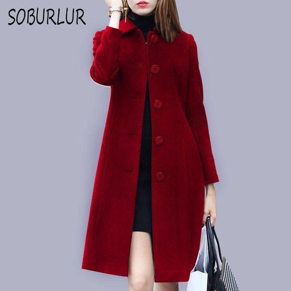 women's wool & blends women woolen coat commute mid-length 2021 autumn winter korean loose long sleeve jacket solid color, Black
women's wool & blends women woolen coat commute mid-length 2021 autumn winter korean loose long sleeve jacket solid color, Black