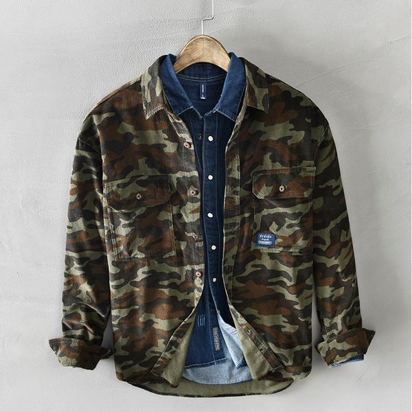 2021 new fashion streetwear men shirts newly designer military camouflage overalls casual cotton shirt hip hop camisas homme ya, White;black
2021 new fashion streetwear men shirts newly designer military camouflage overalls casual cotton shirt hip hop camisas homme ya, White;black