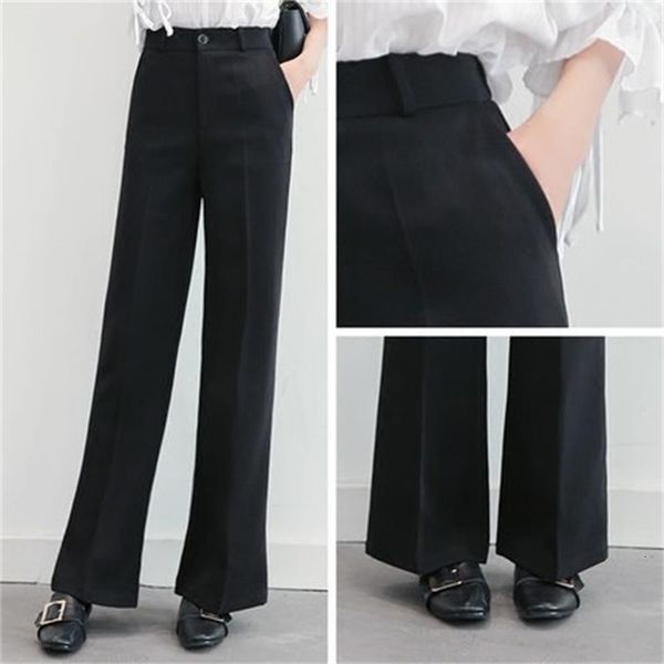 2021 new micro bell elegant high-waisted simple wild trousers spring and autumn pants women 0isz, Black;white
2021 new micro bell elegant high-waisted simple wild trousers spring and autumn pants women 0isz, Black;white