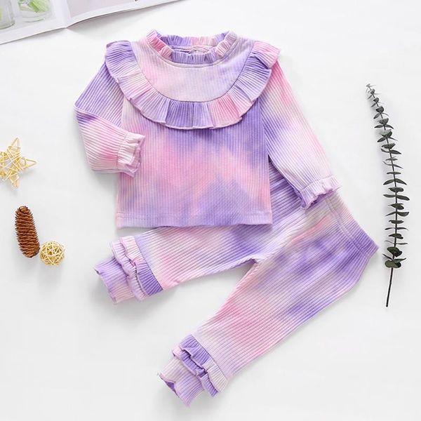 clothing sets toddler baby girls long sleeve rainbow tie-dyed ruffles +pants outfits child jogging garcon casual sports, White
clothing sets toddler baby girls long sleeve rainbow tie-dyed ruffles +pants outfits child jogging garcon casual sports, White