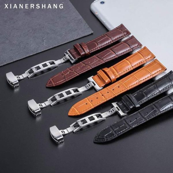 watch bands xianershang 2021 butterfly buckle strap genuine leather band 12mm-24mm crocodile pattern watchbands belt, Black;brown
watch bands xianershang 2021 butterfly buckle strap genuine leather band 12mm-24mm crocodile pattern watchbands belt, Black;brown