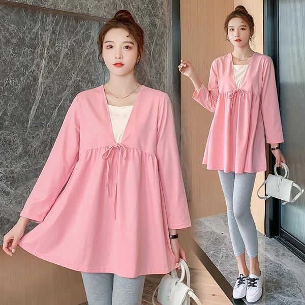 maternity dresses 7330# dress spring autumn cotton long sleeve loose stylish for pregnant women mom, White
maternity dresses 7330# dress spring autumn cotton long sleeve loose stylish for pregnant women mom, White