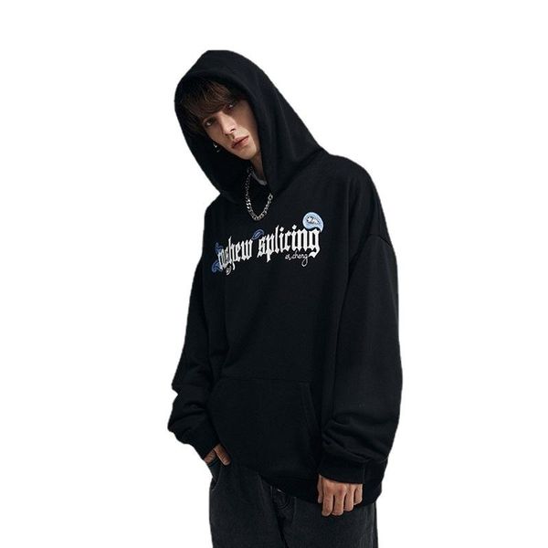 men's hoodies & sweatshirts star actual shooting models 2021 fall and winter national tide simple couple color cashew flower print over, Black
men's hoodies & sweatshirts star actual shooting models 2021 fall and winter national tide simple couple color cashew flower print over, Black