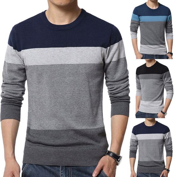 autumn/winter chic men sweaters color block o neck long sve knitted sweatshirt slim fit pullover blouse daily, White;black
autumn/winter chic men sweaters color block o neck long sve knitted sweatshirt slim fit pullover blouse daily, White;black
