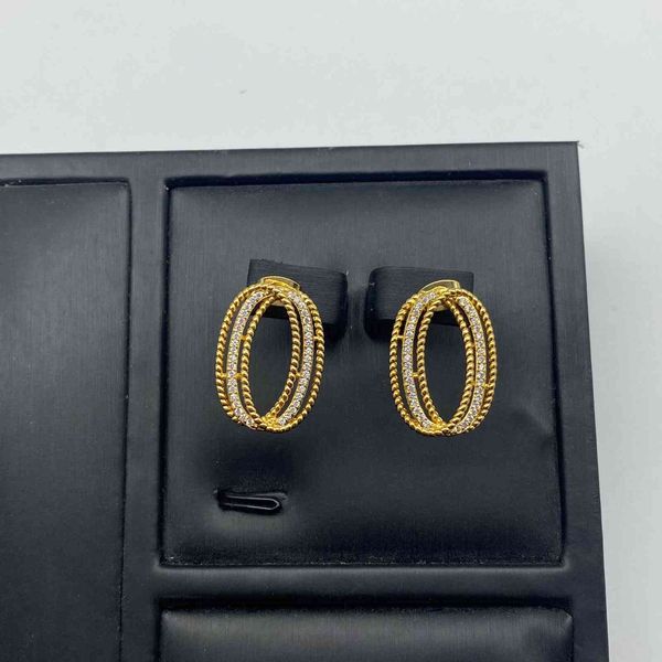 design jewelry french oval multi ring earrings advanced simple cool wind 18k metal commuting earrings, Golden
design jewelry french oval multi ring earrings advanced simple cool wind 18k metal commuting earrings, Golden