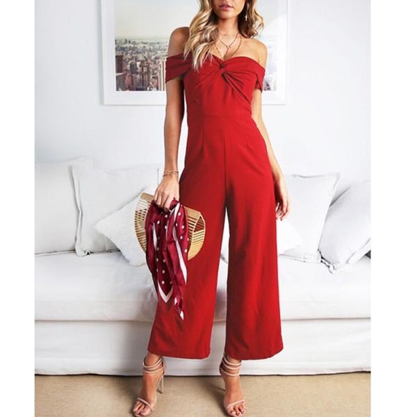 women's jumpsuits & rompers front bowknot off shoulder overalls female vogue nice fashion wide leg pants jumpsuit and romper elegant wo, Black;white
women's jumpsuits & rompers front bowknot off shoulder overalls female vogue nice fashion wide leg pants jumpsuit and romper elegant wo, Black;white