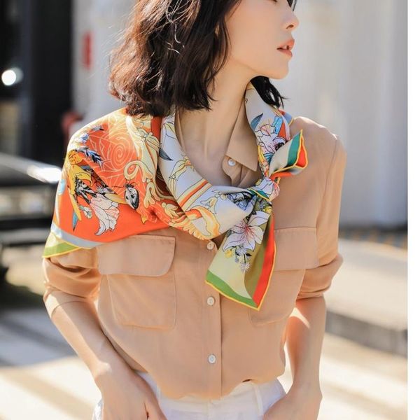 scarves floral prints 100% natural silk scarf wraps double side women fashion elegant shawl cape 35"x35" hand rolled edges, Blue;gray
scarves floral prints 100% natural silk scarf wraps double side women fashion elegant shawl cape 35"x35" hand rolled edges, Blue;gray