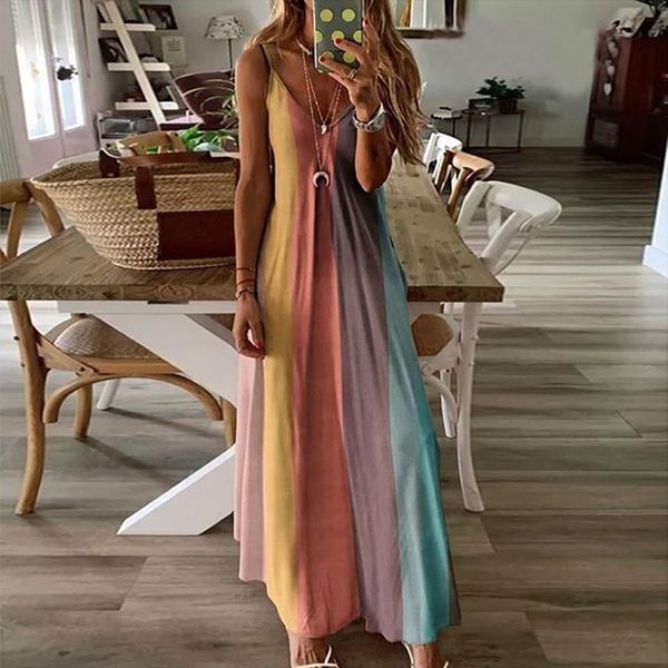 vintage gradient printed women dresses plus size loose sleeveless v collar suspenders long summer beach vestidos, Black;gray
vintage gradient printed women dresses plus size loose sleeveless v collar suspenders long summer beach vestidos, Black;gray
