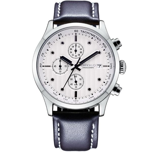 wristwatches original brand leather dress mens watch men white chronograph hours water resistant, Slivery;brown
wristwatches original brand leather dress mens watch men white chronograph hours water resistant, Slivery;brown