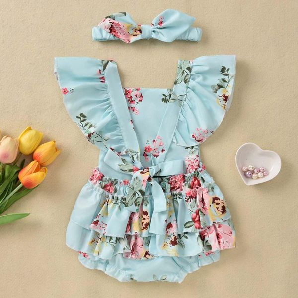 rompers toddler baby girl clothes summer kids girls playsuits ruffled bodysuit romper jumpsuit+headband clothing, Blue
rompers toddler baby girl clothes summer kids girls playsuits ruffled bodysuit romper jumpsuit+headband clothing, Blue