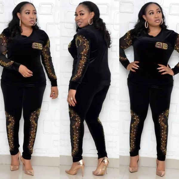 ethnic clothing velvet african sets for women 2021 long sleeve beading sequined elastic bazin baggy pants rock style dashiki famous suit, Red
ethnic clothing velvet african sets for women 2021 long sleeve beading sequined elastic bazin baggy pants rock style dashiki famous suit, Red