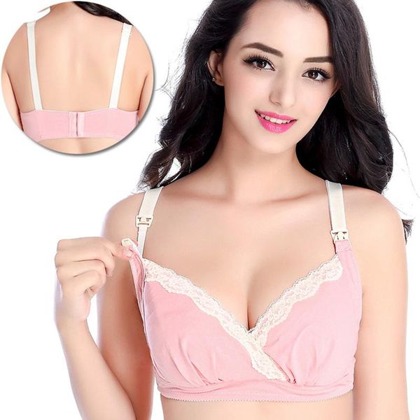 gym clothing nursing bra front buckle lace breastfeeding underwear postpartum pregnant woman no steel ring adjustment, White;black
gym clothing nursing bra front buckle lace breastfeeding underwear postpartum pregnant woman no steel ring adjustment, White;black