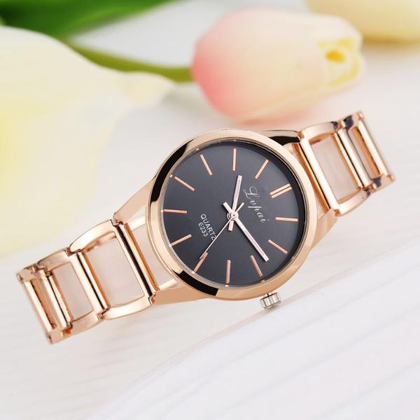 wristwatches luxury women's watches fashion rose gold quartz wristwatch women stainless steel hollow strap simple female clock, Slivery;brown
wristwatches luxury women's watches fashion rose gold quartz wristwatch women stainless steel hollow strap simple female clock, Slivery;brown