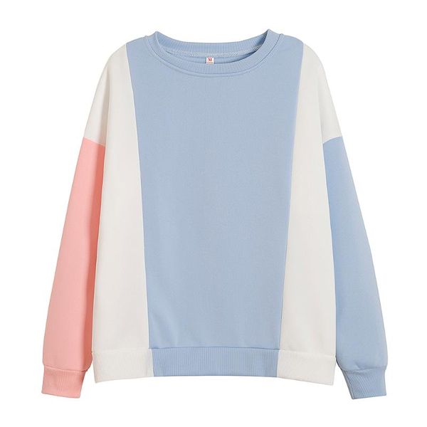 women's hoodies & sweatshirts patchwork fleece splice basic solid winter pullovers hip streetwear fashion korean style sudadera mujer, Black
women's hoodies & sweatshirts patchwork fleece splice basic solid winter pullovers hip streetwear fashion korean style sudadera mujer, Black