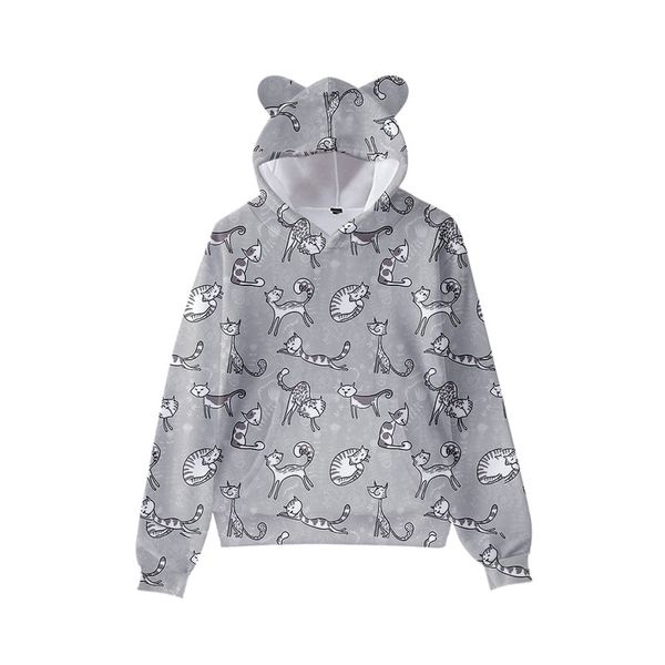 gray animal cute boy girl clothes hooded 3d printing hooded sweater autumn early winter ears hooded pullover, Black
gray animal cute boy girl clothes hooded 3d printing hooded sweater autumn early winter ears hooded pullover, Black